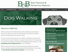 Tablet Screenshot of bbpetservices.com